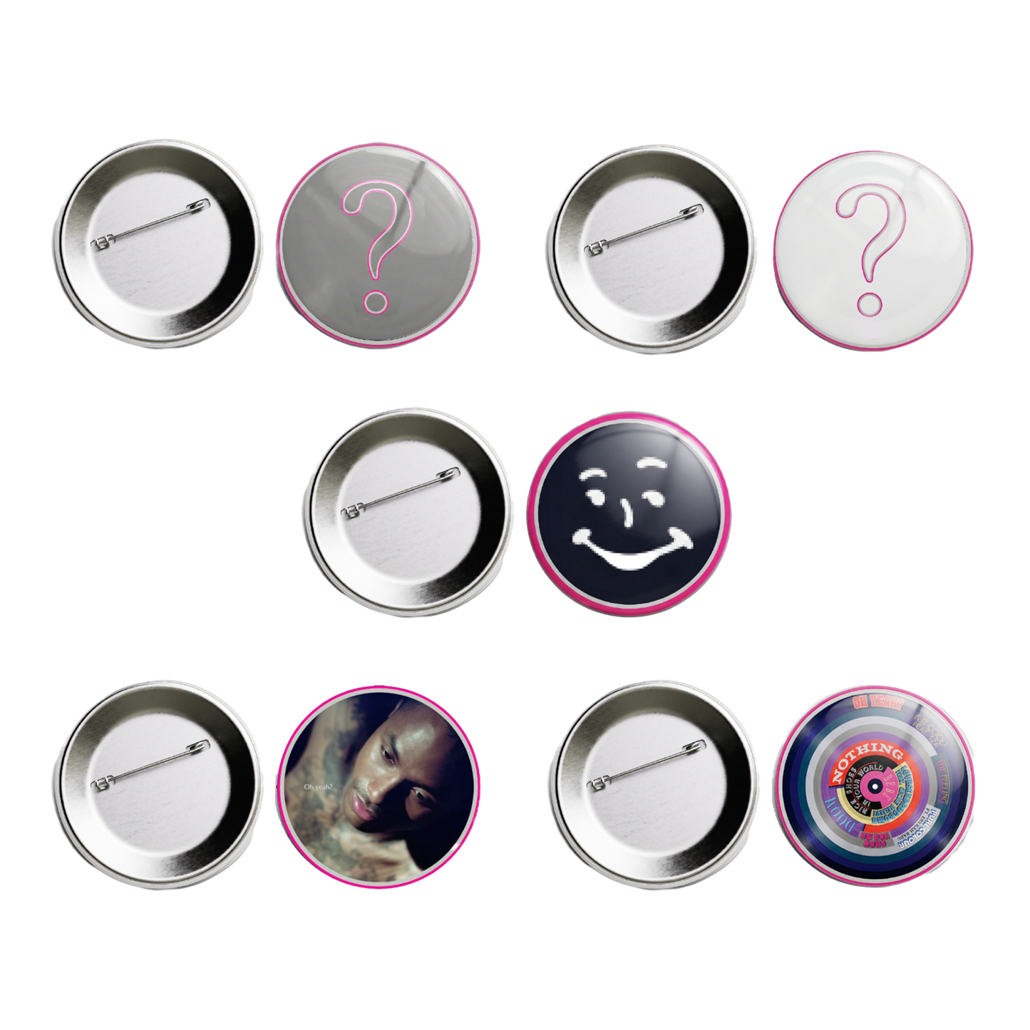 Record Release Button Set